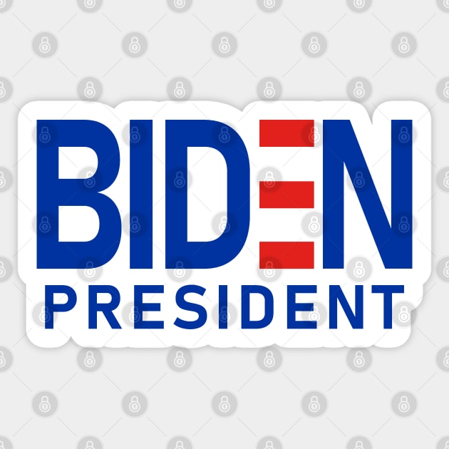 Joe Biden for President in 2020 Sticker by Etopix